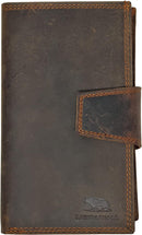 Morucha Women Genuine Leather Purse – RFID Blocking High Capacity Cardholder Clutch Wallet (Model M95)