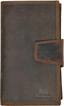 Morucha Women Genuine Leather Purse – RFID Blocking High Capacity Cardholder Clutch Wallet (Model M95)