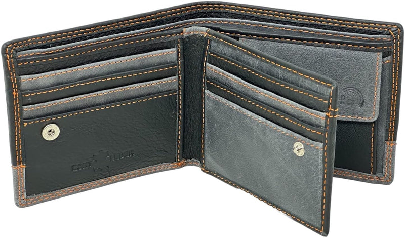 Custom Engraved Wallets for Men UK | Genuine Soft Leather Wallet | Built in RFID Blocking | Engraved Gift for Him 2028
