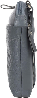 STARHIDE Womens Multi Compartment Crossbody Shoulder Messenger Sling Bag 560 (Grey)