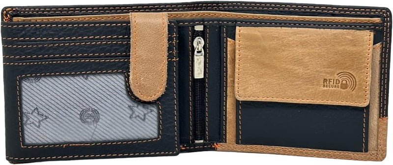 Custom Engraved Wallets for Men UK | Genuine Soft Leather Wallet | Built in RFID Blocking | Engraved Gift for Him 2028