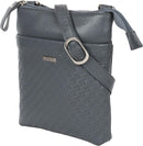 STARHIDE Womens Multi Compartment Crossbody Shoulder Messenger Sling Bag 560 (Grey)