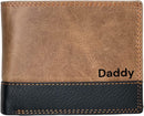 Custom Engraved Wallets for Men UK | Genuine Soft Leather Wallet | Built in RFID Blocking | Engraved Gift for Him 2028