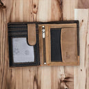 Personalised Wallet Men Genuine Soft Leather Wallet Built in RFID Blocking Engraved Gift for Him