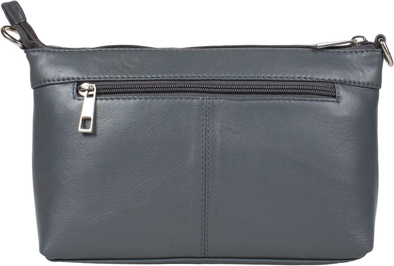 STARHIDE Women's Leather Cross Body Shoulder Bag with Long Adjustable Strap And Inner RFID Protected Pocket 5630