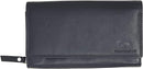 Morucha Women Genuine Leather Purse, RFID Blocking High Capacity Cardholder Clutch Wallet M90