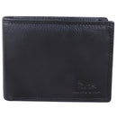 Morucha Mens RFID Blocking Genuine Leather Bifold Passcase Wallet M60
