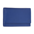 StarHide Women Purse RFID Genuine Leather Trifold Multi Credit Card Clutch Wallet with Zip Pocket Gift Boxed 5515