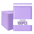 100pcs Waterproof Strong Bubble Padded Mailing Bag Postal Self Seal Shipping Jiffy Bags
