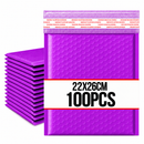 100pcs Waterproof Strong Bubble Padded Mailing Bag Postal Self Seal Shipping Jiffy Bags