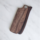 Custom Handmade Sandalwood Comb, Personalised walnut wood Pocket Comb For Men