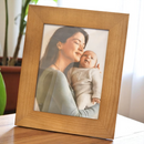 Personalised Wooden Photo Frame Custom Engraved Any Text Birthday Wedding Gift