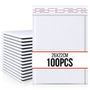 100pcs Waterproof Strong Bubble Padded Mailing Bag Postal Self Seal Shipping Jiffy Bags