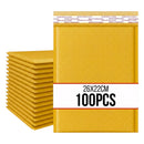 100pcs Waterproof Strong Bubble Padded Mailing Bag Postal Self Seal Shipping Jiffy Bags