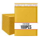 100pcs Waterproof Strong Bubble Padded Mailing Bag Postal Self Seal Shipping Jiffy Bags