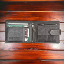 Personalised Engraved Topsum Mens Wallet Coin Pocket Premium Real Leather Wallet