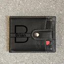Custom Engraved Wallet For Man's RFID SAFE Wallet With Mini Leather Cardholder Wallets Gift Boxed 1125