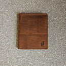 Custom Engraved Men,s RFID Blocking Real Distrssed Hunter Leather Gents Wallet with 2 ID Windows, Zip and Coin Pocket Bifold Vertical Wallet