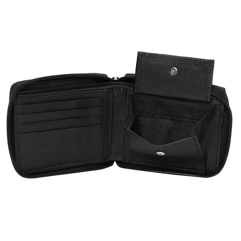 Engraved Real Leather Men RFID Wallet Gift For Father Dad Grandad Birthday