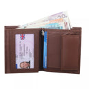 Personalised Men Small Genuine Leather RFID Blocking Car and Coin Holder Wallet
