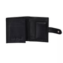 Engraved Small RFID Card Protection Real Leather Wallet With ID Coin Pocket 360