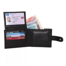 Personalised Designer Men,s Leather Wallet RFID SAFE Contactless Card Blocking ID Protection