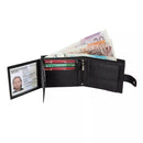 Personalised Wallet Men, RFID Blocking Leather Custom Engraved Card Purse Wallet