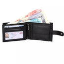 Personalised Wallet Men, RFID Blocking Leather Custom Engraved Card Purse Wallet