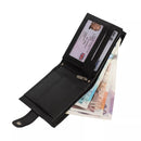 Personalised Wallet Men, RFID Blocking Leather Custom Engraved Card Purse Wallet