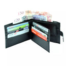 Personalis Men Rfid Blocking Real Leather Wallet Credit Card Holder Purse Pouch
