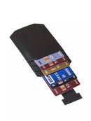 Personalised Mens RFID Leather Minimalist Carholder Strong Magnet Money Clip 725