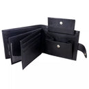 Man's Engraved Leather Wallet RFID SAFE Contactless Card Blocking ID Protection