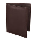 Personalised Brown Leather Wallet RFID Contactless Card Blocking ID Protection