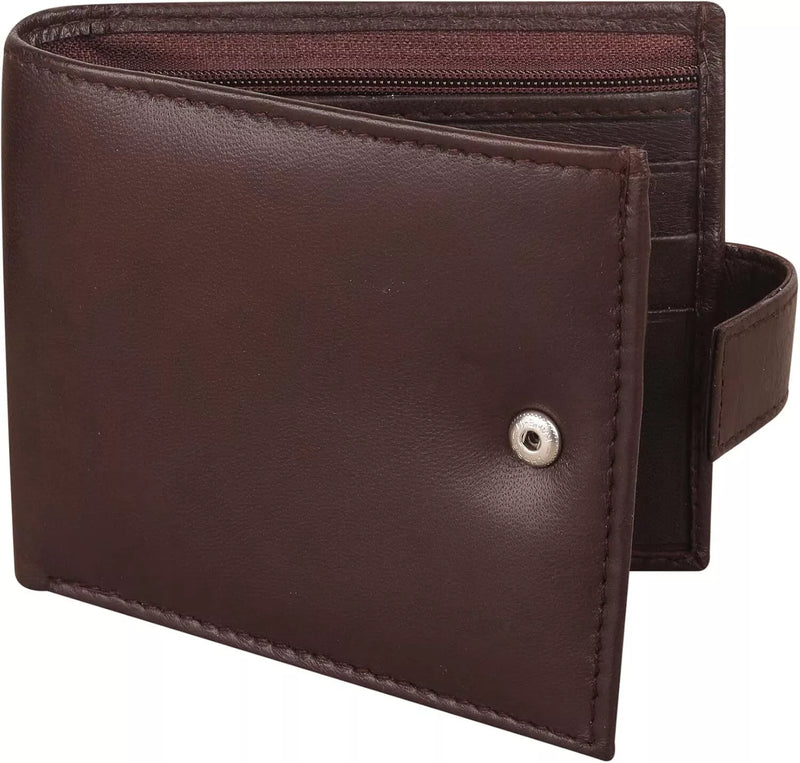 Personalised Rfid Blocking Ultra Slim Leather Credit Card Wallet Zip Coin Pocket