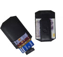 Personalised Mens RFID Leather Minimalist Carholder Strong Magnet Money Clip 725