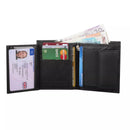 Personalised Man's Leather Wallet RFID Contactless Card Blocking ID Protection