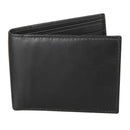 Personalised Men Soft Smooth Nappa Leather Bifold Slimline Wallet RFID Blocking