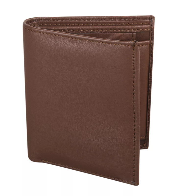 Personalised Men Small Genuine Leather RFID Blocking Car and Coin Holder Wallet