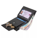 Personalised Man's Leather Wallet RFID Contactless Card Blocking ID Protection