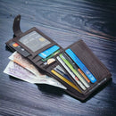 Personalised Wallet Custom Engraved RFID Blocking Mens Soft Nappa leather Purse