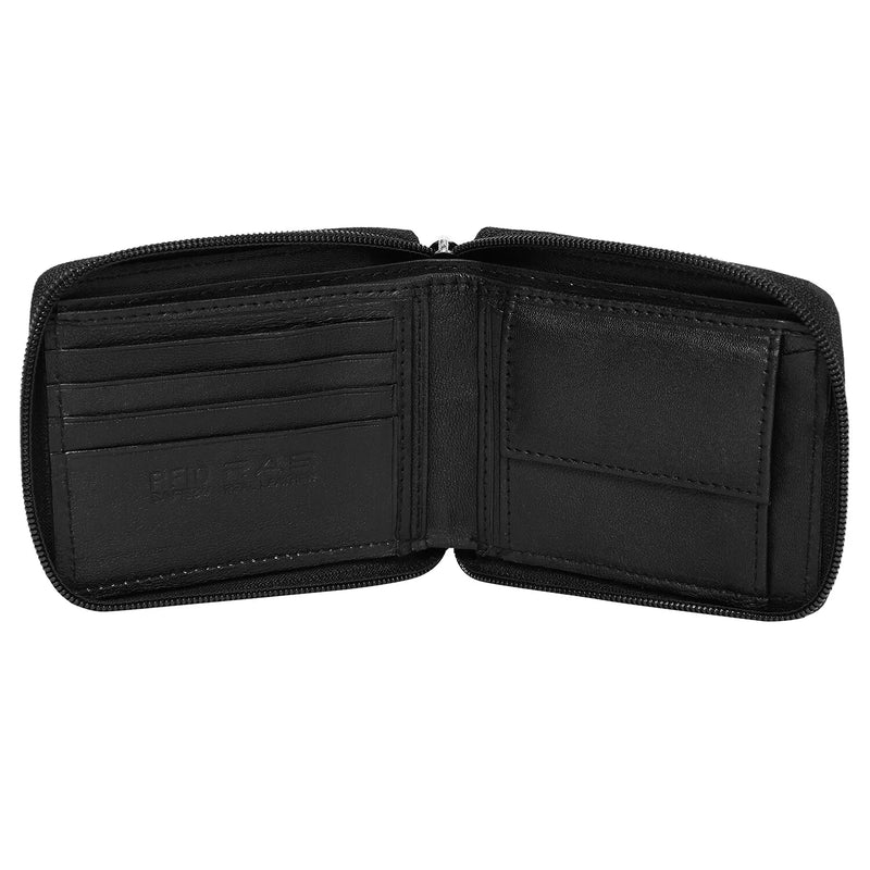 Engraved Real Leather Men RFID Wallet Gift For Father Dad Grandad Birthday