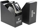 STARHIDE Mens Full Grain Real Leather Belt With Detachable Alloy Single Prong Buckle SB08