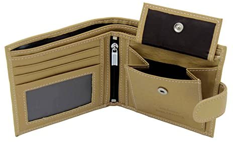 STARHIDE Essentials Genuine Leather Billfold Wallets for Men with Gift Box 5002