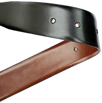 Starhide Mens Twist Reversible Black To Brown Leather Dress Belt 1.3" Wide With Removable Buckle Gift Box SB09