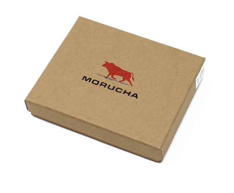 MORUCHA Business Man Card Wallet with RFID Blocking Credit Card Holder Note Pocket Wallet Gift Box M40