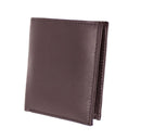 RAS Mens Compact RFID Blocking Trifold Leather Wallet ID Pocket Card and Coin Holder 48