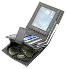 RAS Mens Genuine Leather RFID Blocking Wallet With Zipper Coin Pouch 44