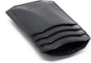 STARHIDE Mens RFID Blocking Nappa Leather Card Holder Wallet With Magnetic Money Clip 725 Black