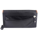 STARHIDE Womens RFID Blocking Soft Real Nappa Leather Long Flap Over Purse Multi Credit Card Holder 5505