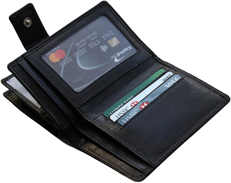 Morucha Clutch Wallet for Women Genuine Leather RFID Blocking High Capacity Cardholder Purse M85